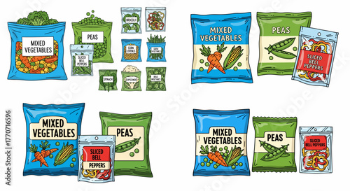 Winter gear collection with snowshoes and camping equipment