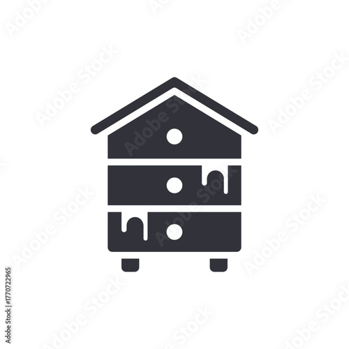 Beehive Icon Symbol Honeycomb Home Sweet Graphic Resource