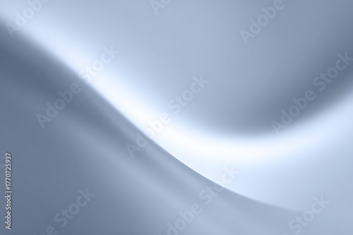 A silver gradient with smooth curves background