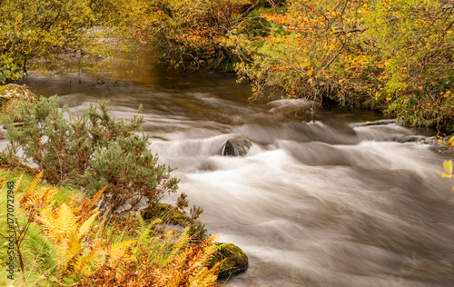 Autumn in Snowdonia National park North wales