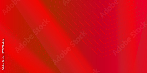 Red gradient banner background. abstract texture digital bright cover. Red polygonal background with golden lines. Landing page dynamic cover. Diagonal strips pattern. . Vector illustration .
