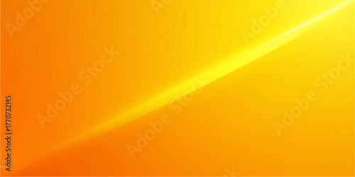 Vibrant orange and yellow gradient background with a bright diagonal light streak and lens flare effect