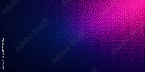 Abstract textured background with a gradient of deep blue to vibrant pink and purple light