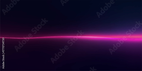 Abstract glowing pink and purple light streak across a dark background with subtle texture