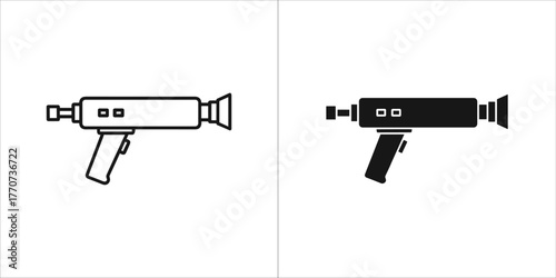 Super 8 camera icon, vintage film camera movie symbol