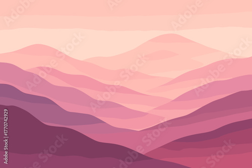 Dreamy any gradient no vector style icon warm hills creating captions colorful