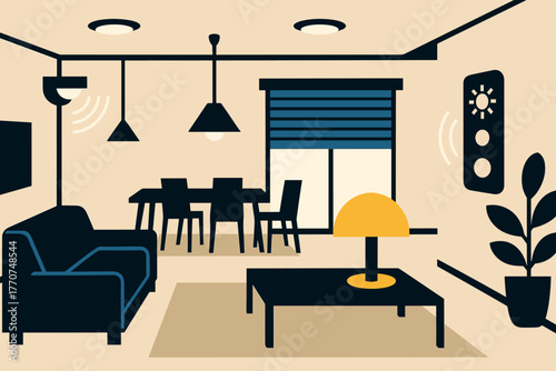 Icon automatic modern bubbles characters vector bold marks letters home no clean