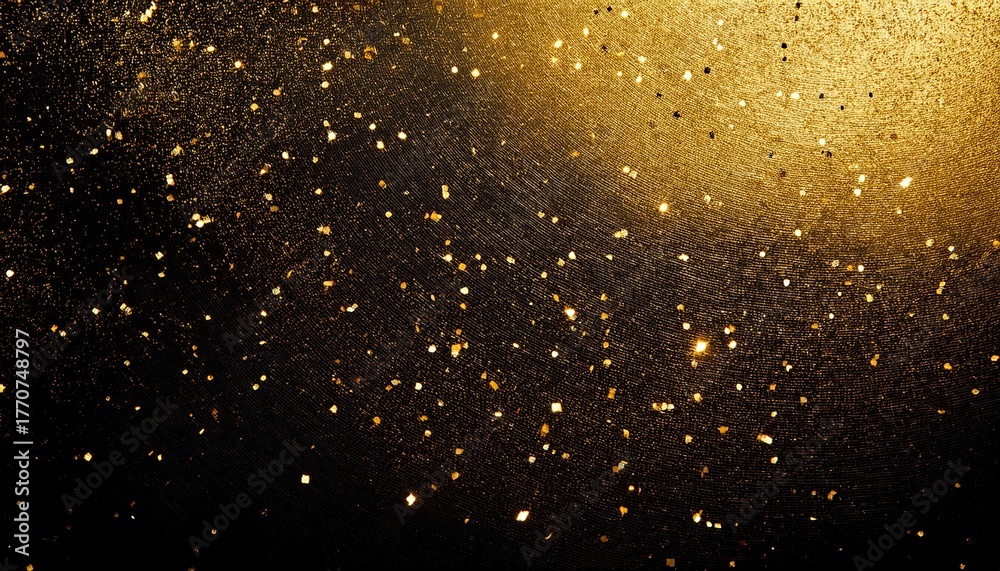 Obraz premium Gold Black Grainy Background