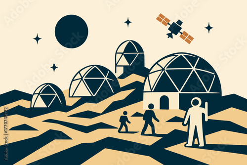 Cyrillic minimalist geometric no limited labels odyssey vector icon clean exhaust space