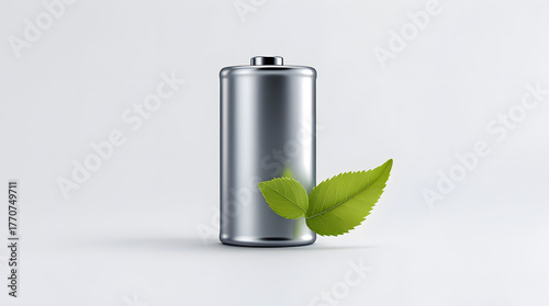 a container ,or spray bottle with a leaf placed on it