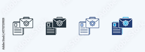 Portfolio Management Multiple Style Icon Collection