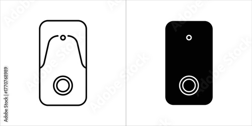 Two contrasting smart home air freshener icons for design use