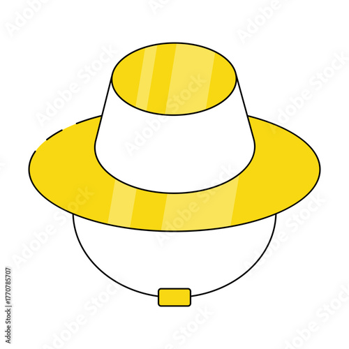 A unique design icon of hat 