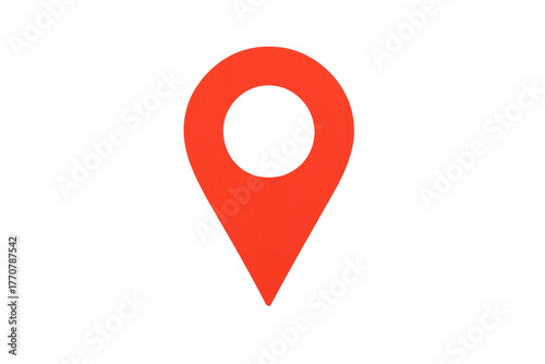Free Download Red map location pin finding destination, navigation, user position on digital online gps mapping service - GFXLoad