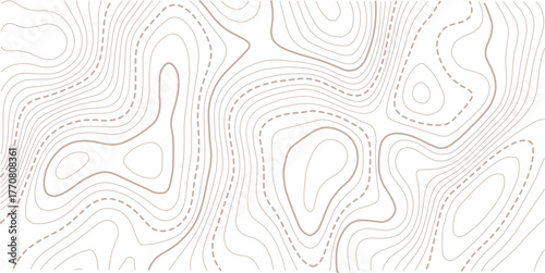 Topographic gold luxury map background. Geographic abstract pattern.Modern design with White background with topographic wavy pattern design.