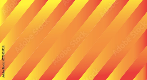 Diagonal gradient stripes in warm orange and yellow hues create a vibrant and energetic abstract background pattern with a sense of movement and flow