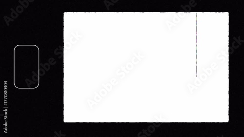 Vintage Super 8 MM Movie Film 4k Alpha Channel Video