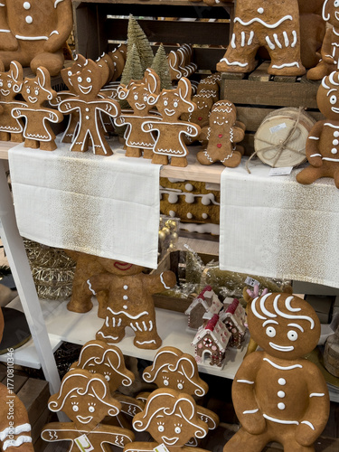 Christmas display featuring...