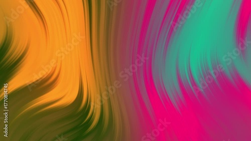 Vibrant Gradient Flow Abstract After Effects Animation Background With Dynamic Swirls 