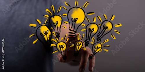Conceptual image of innovat...