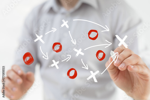 Image of a businessman plan...