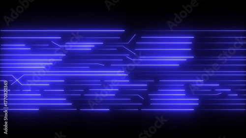 Digital Circuit Network Technology internet data space Background. Digital Data moving on Circuit Board. Circuit board technology, neon light conduct the electricity power. Neon light Circuit Board,