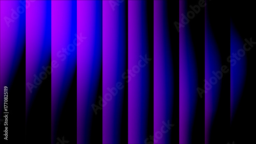 Neon Cyan Light Stripes Background – Futuristic Glowing Lines on Dark Gradient
