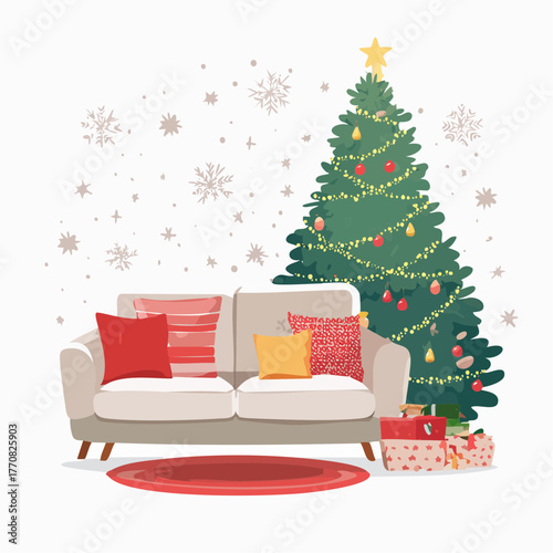 Winterliche Inneneinrichtung