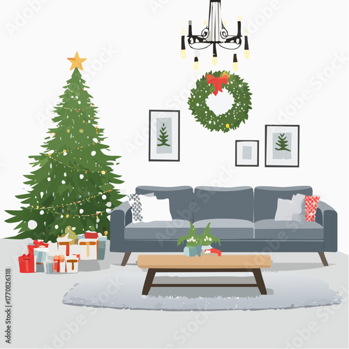 Winterliche Inneneinrichtung