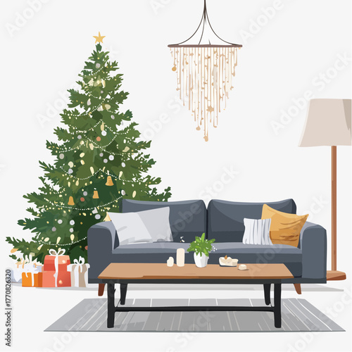 Winterliche Inneneinrichtung