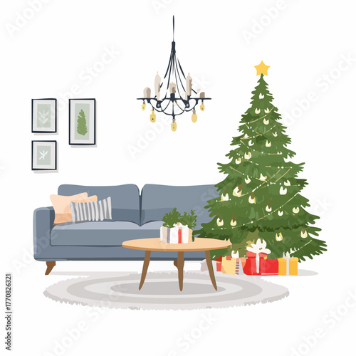 Winterliche Inneneinrichtung