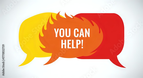 Spark urgent action with a dynamic call to arms, inspiring community support and immediate assistance for critical needs.