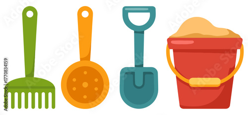 gardening tools set for soil and lawn care