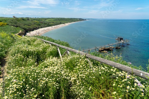 Italy, Abruzzo , Trabucchi Adriatico