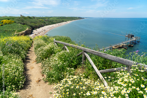 Italy, Abruzzo , Trabucchi Adriatico