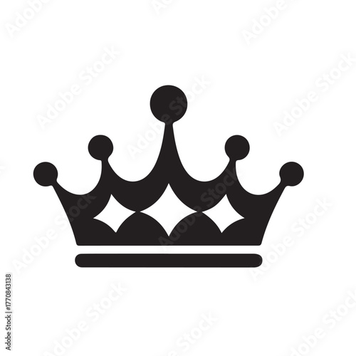 Crown icons set. Crown symbol collection. Vector illustration