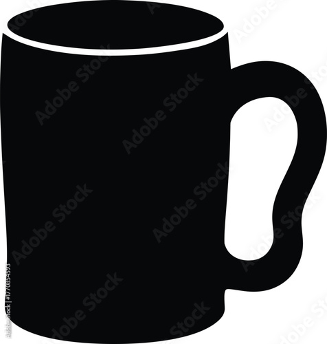 black coffee mug