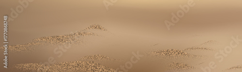 Golden sand ridge textures, abstract desert landscape with fluid curves.