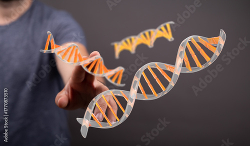 High-quality image of DNA s...