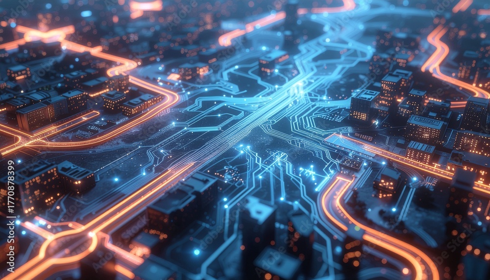 Obraz premium abstract technology background