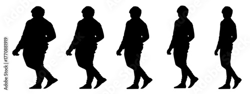 Conceptual fat overweight obese man vs slim fit healthy body after weight loss or diet, white background banner. A  fitness, nutrition or obesity, health care shape illustration vector as silhouettes