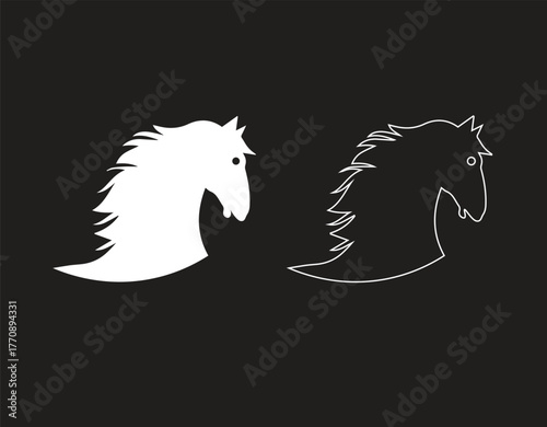 hours  head vector illustration