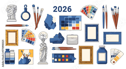 Artistic elements and tools for creativity and design in 2026