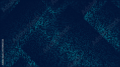 Big data sorting. Information analytics algorithms, machine learning and intelligence data picking vector concept illustration