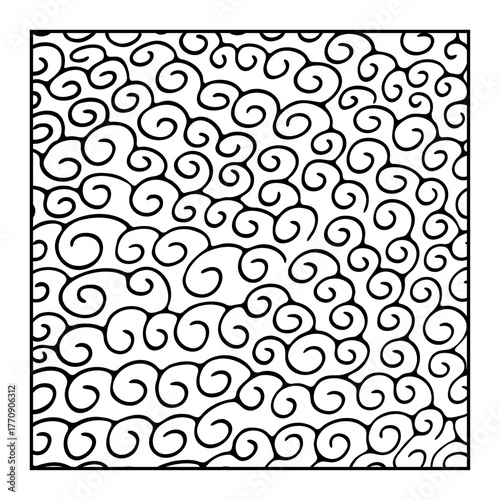 Hand drawn decorative zentangle graphic pattern. Doodle tiles for adult coloring book. Doodle vector zentangle design element