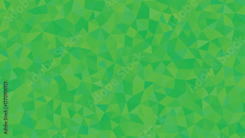 A vibrant green mosaic pattern fills the entire frame with no discernible objects or subjects.