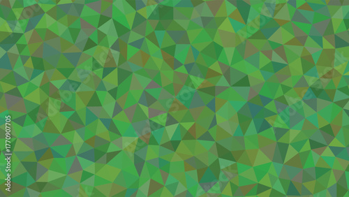 Abstract digital low poly green background texture, polygon pattern design