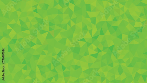 Abstract Green Geometric Polygonal Background Texture for Design