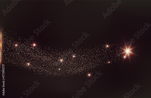 glitter lights grunge background, glitter defocused abstract Twinkly Lights and Stars Christmas Background. xmas