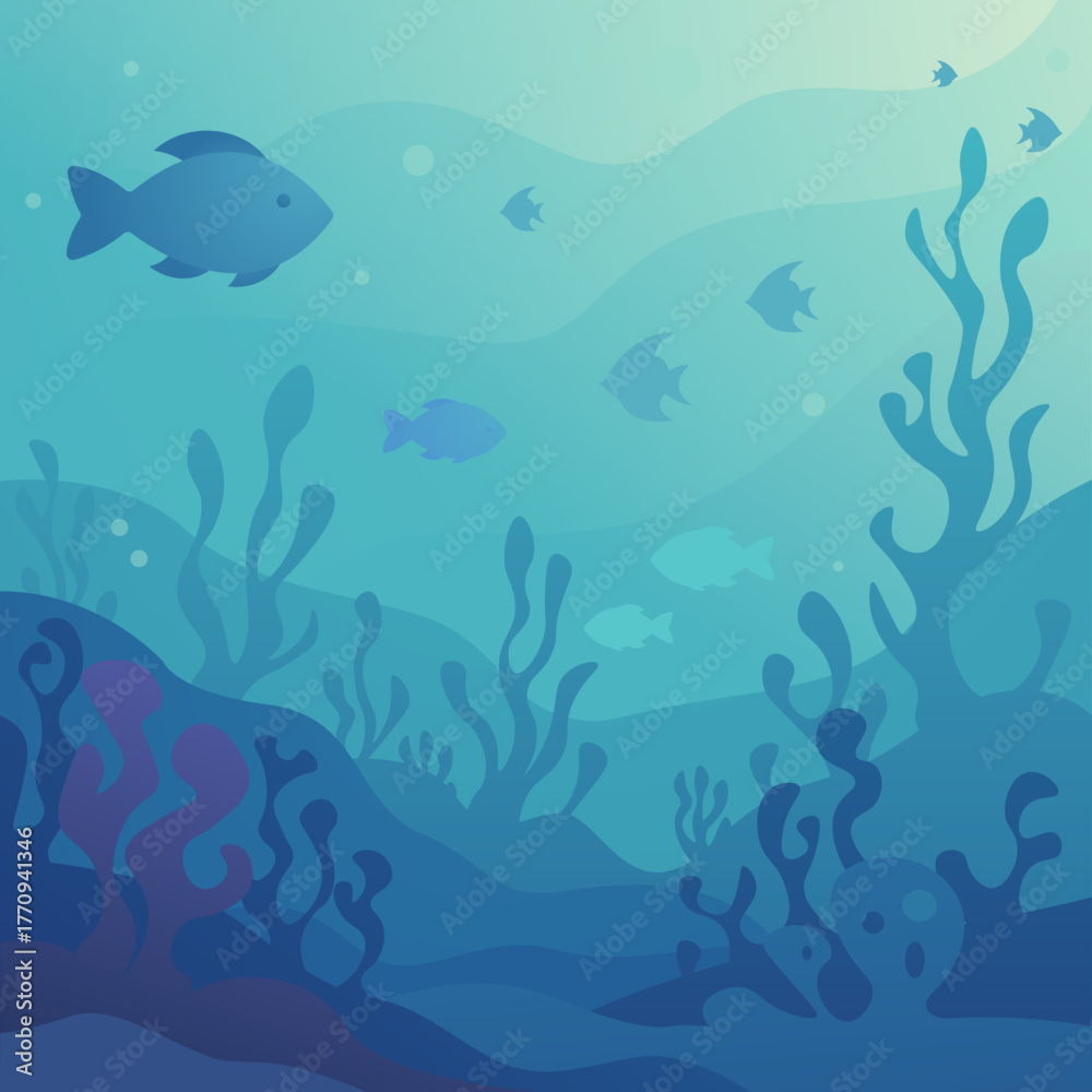 Fototapeta premium underwater world